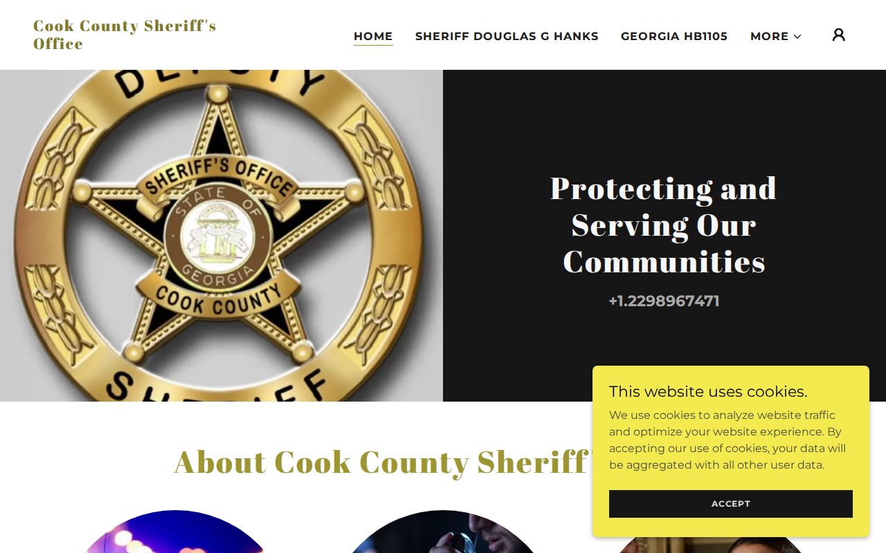 Official Cook County arrest lookup source with sheriff and jail contacts