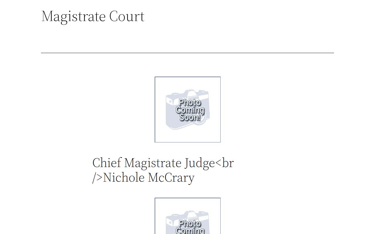 Official Cook County criminal court case page for Magistrate Court warrants and preliminary functions