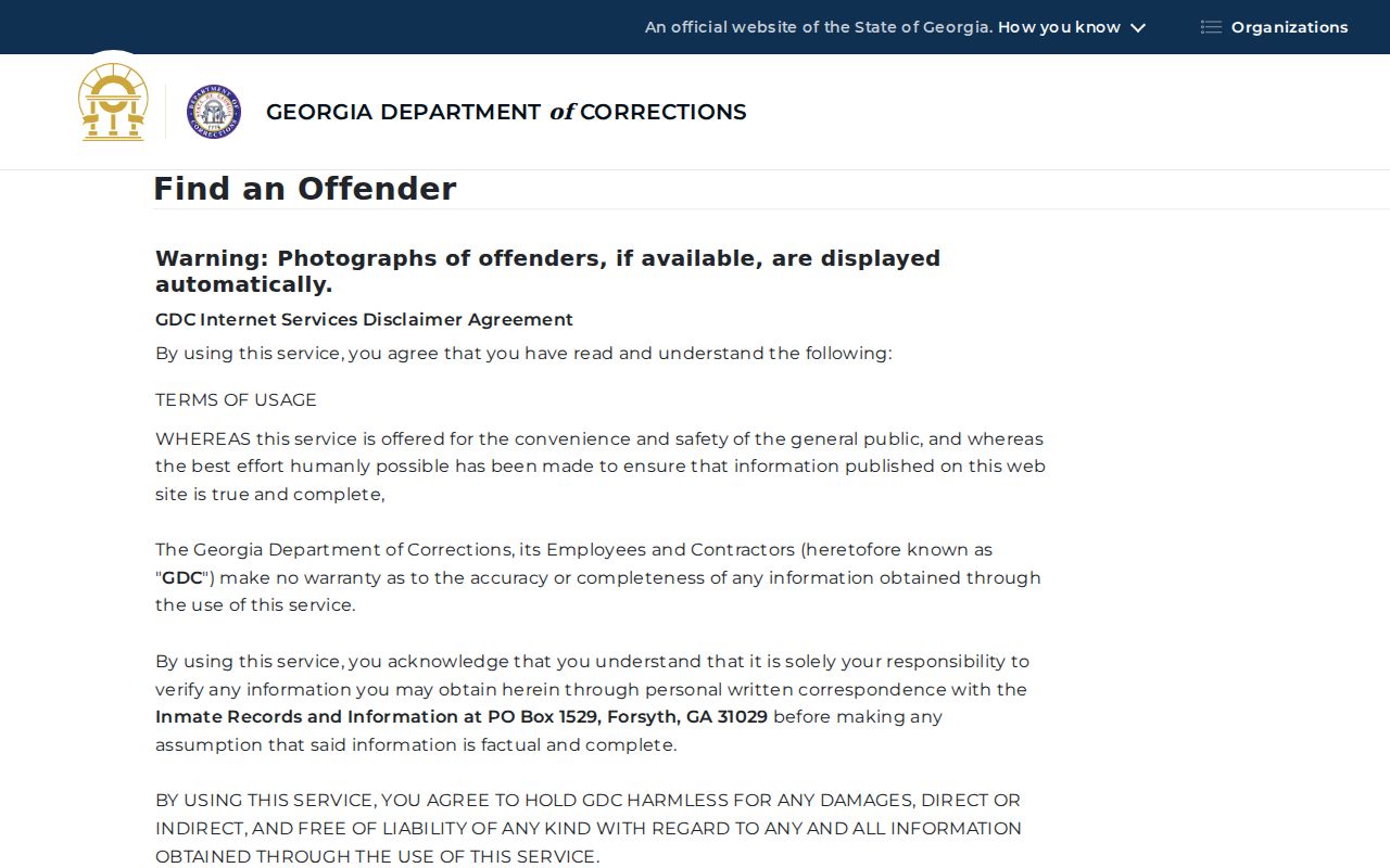 Cook County criminal history GDC offender lookup