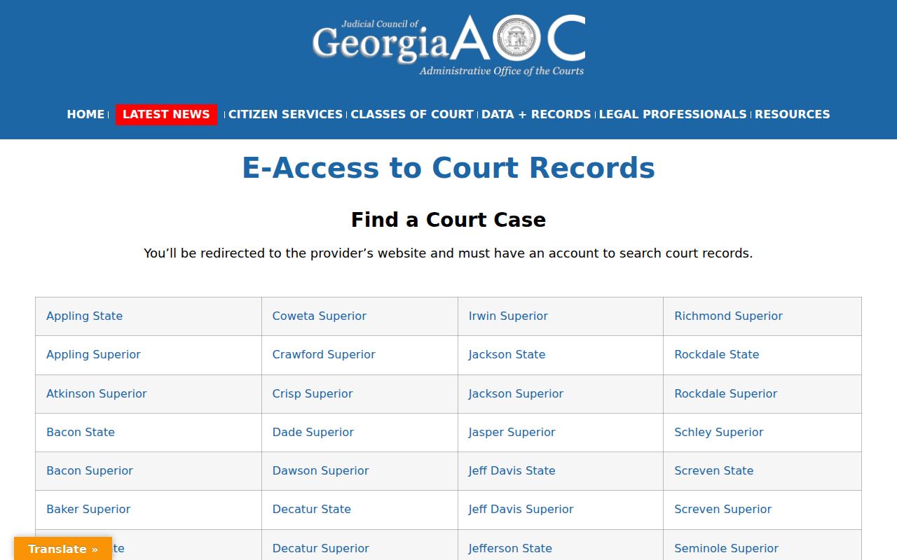 Cook County criminal court record access directory